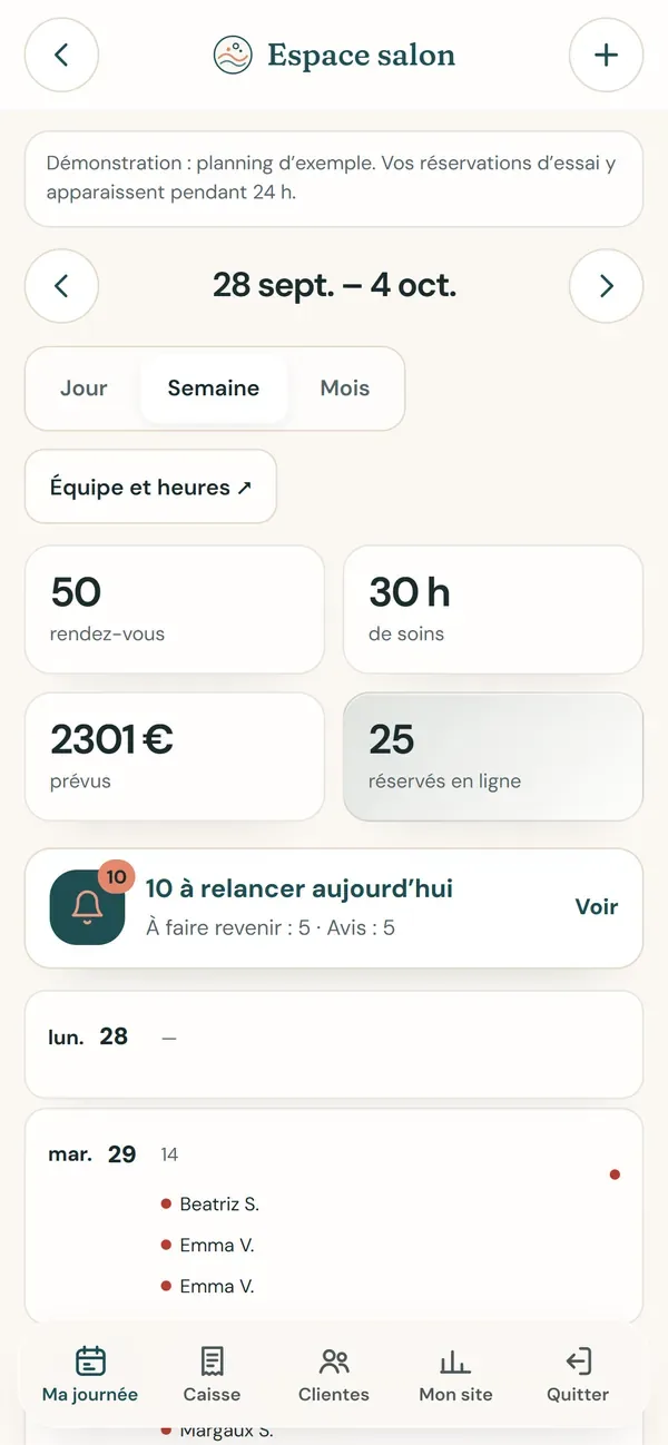 Prise de rendez-vous