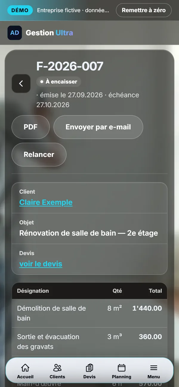 Factures PDF